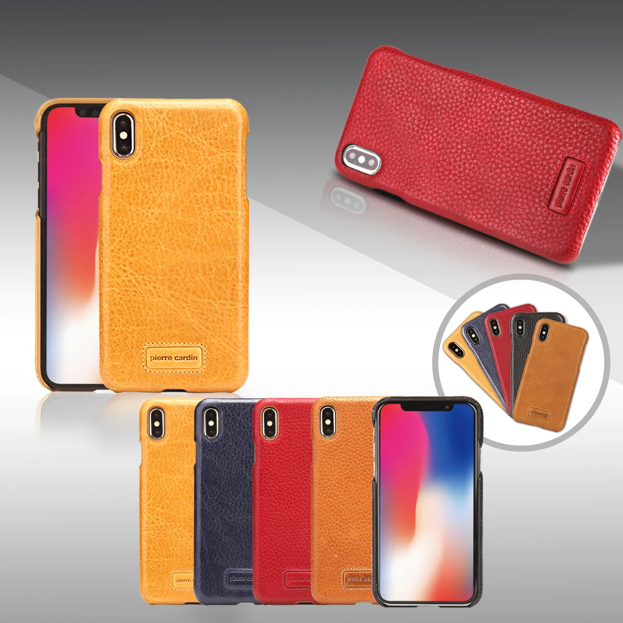 Для iPhone Xs Max ТПУ+ натуральная кожа личи шаблон Ультра тонкий подходит против царапин противоударный защитный чехол Coque Fundas