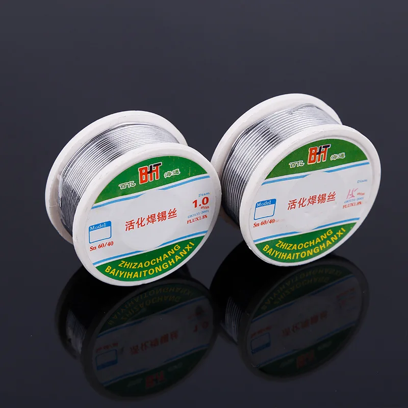 

Solder Wire 0.8/1.0/1.5/2.0mm 63/37 Flux 2.0% Tin Lead Tin Wire Melt Rosin Core Solder Soldering Wire Roll