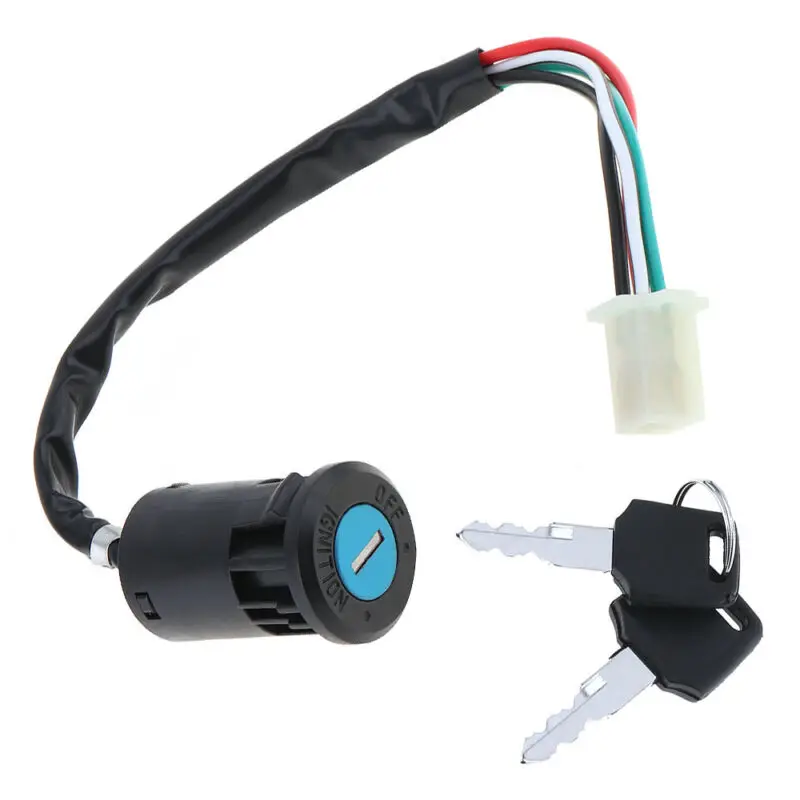 

Go kart Wire Ignition Switch On/off lock E Bike Auto Waterproof Motorcycle motorcycle Electric Scooter