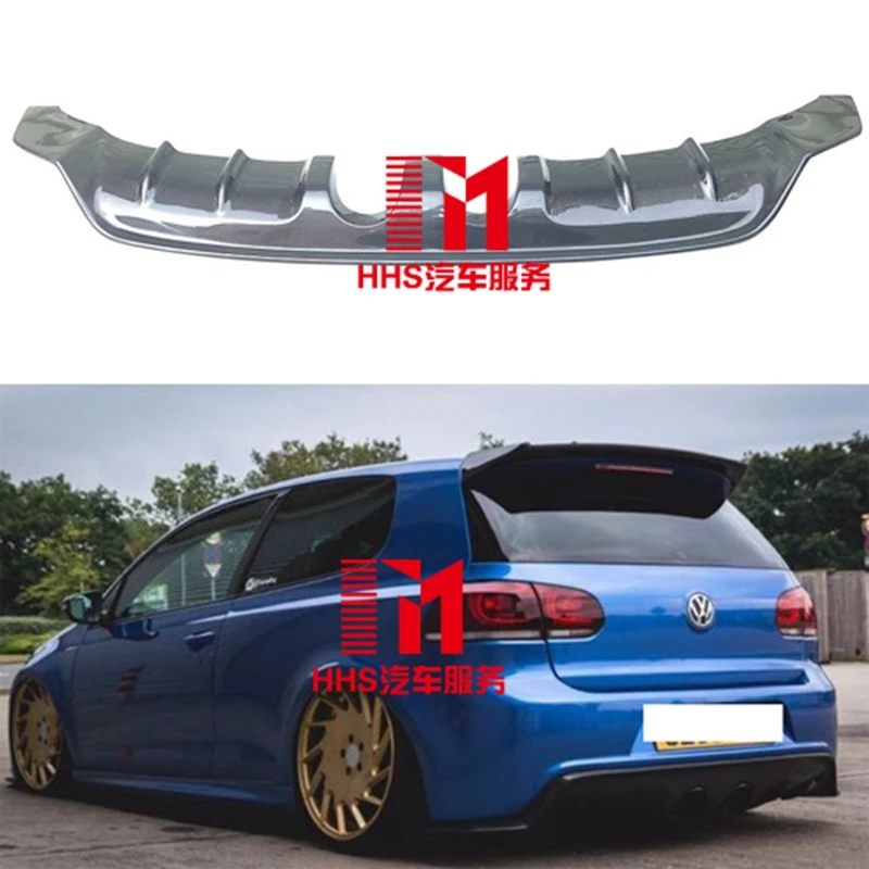 Стиль автомобиля отделение из углеродного волокна для Volkswagen VW Golf VI MK6 R20 бампер