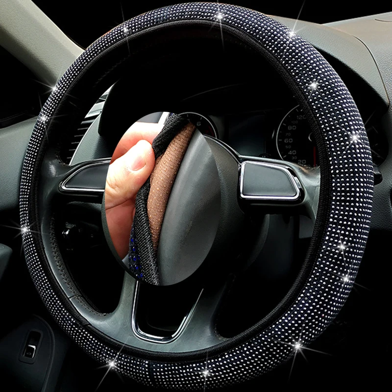 36CM 38CM car steering wheel cover universal sport steering wheel