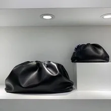 Натуральная кожа облачная сумка мягкая мятая пельмень сумка через плечо роскошные сумки для женщин дизайн для высокого качества