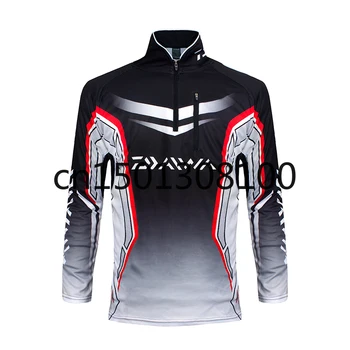 

Men Brand DAIWA DAWA Fishing Clothing Camisas Pesca UV Protection Moisture Wicking Clothes Breathable Long Sleeve Fishing Shirt