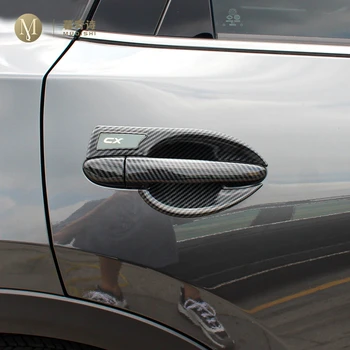 

For Mazda CX-5 CX5 2017-2020 Outer door handle Protection trim chrome Door Handle Catch Cover door bowl Sequins Stickers 2019