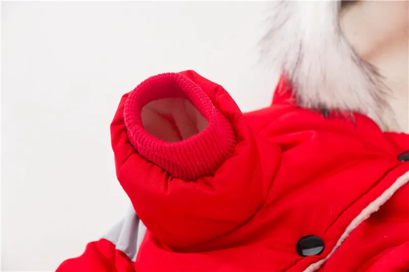 Hipidog модное утепленное хлопковое зимнее пальто для собак с капюшоном, одежда для щенков