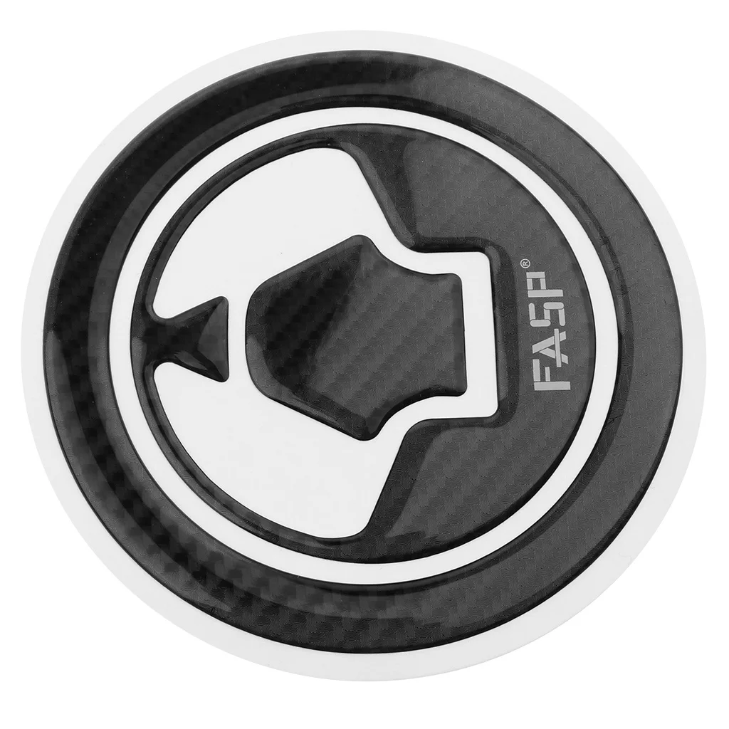 Real Carbon Fiber Gas Cap Cover Pad Fuel Tank Sticker Decal Gas Cap Protector for Kawasaki ER6N Z650