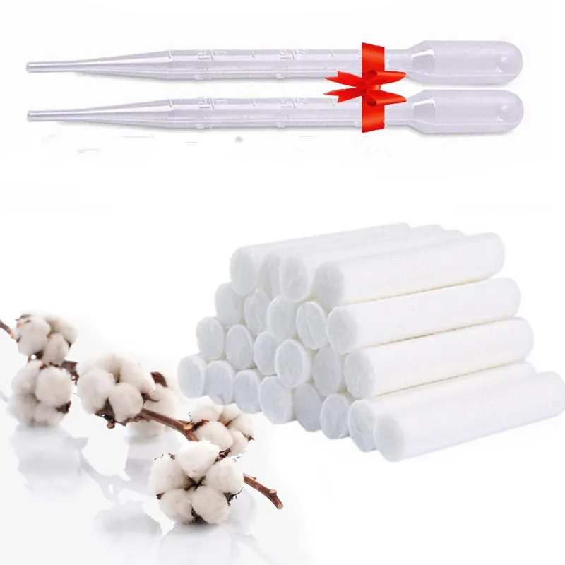 200pcs/lot High Quantity Cotton Wicks For Nasal Inhaler Aromatherapy