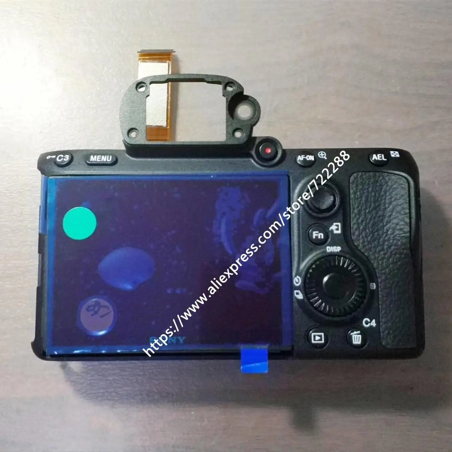 

Repair Parts For Sony A7M3 A7 III ILCE-7M3 Back Cover Rear Case Assy with LCD Display and Hinge Flex Cable Unit