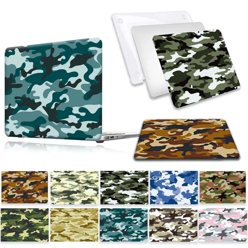 

Camouflage Laptop Shell Case Cover for MacBook Air Pro Retina 11 12 13 15 16 Laptop Plastic Dust-proof Protective Shell