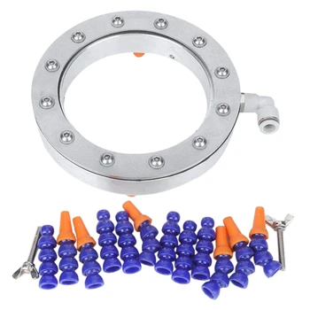 

Water Spraying Ring,Engraving Machine Water Spraying Ring Diameter 125mm with 10mm Inner Diameter Nozzle