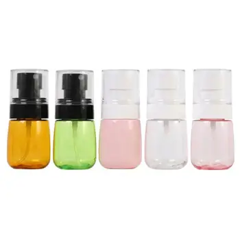 

5pcs Portable Disinfection Water Spray Refillable Bottles Mist Pump Bottles Sprayers Cosmetic Spray Bottles Random Color 30ml