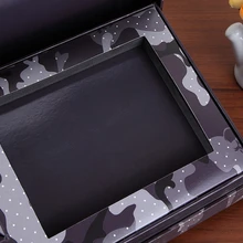 Изготовленный На Заказ матовый черный жесткая картонный, в форме ящика упаковка подарочная коробка с съемником, бумажная коробка упаковка производителей- DH10141