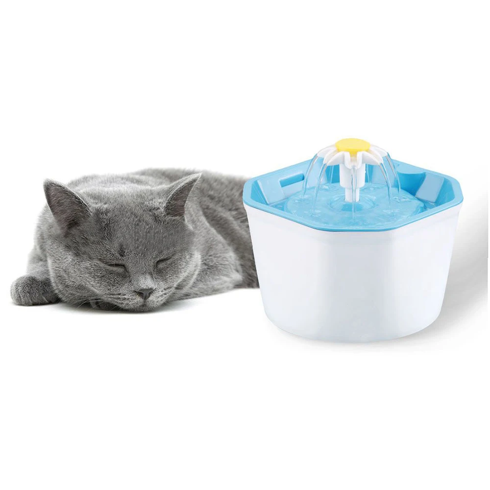 

Automatic Cat Dog Pet Water Fountain Pet Bowl Cat Drinking Flower Water Dispenser Petsafe Drink with Filters Pet Water Fountain