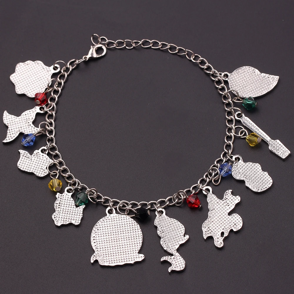 Disney The Little Mermaid Movie Inspired Bracelet Jewelry Conch Crystal Beads Charm Bracelets Fashion Jewelry Joyas de muje Bracelet Jewelry Shell Charm Bracelets Movie Jewelry Ornament