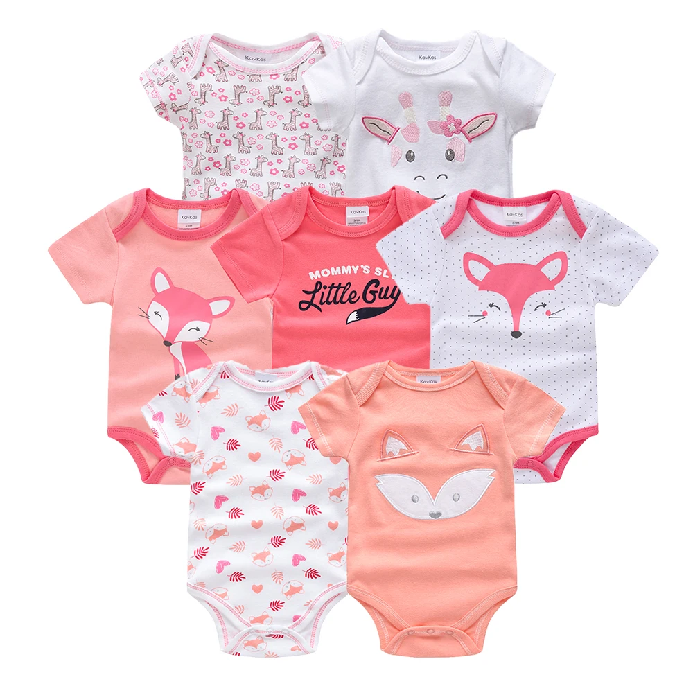 brands vetement bebe summer 7PCS/lot baby girl roupas de bebe recien nacido baby girl ropa 3 6 9 12 months newborn clothes
