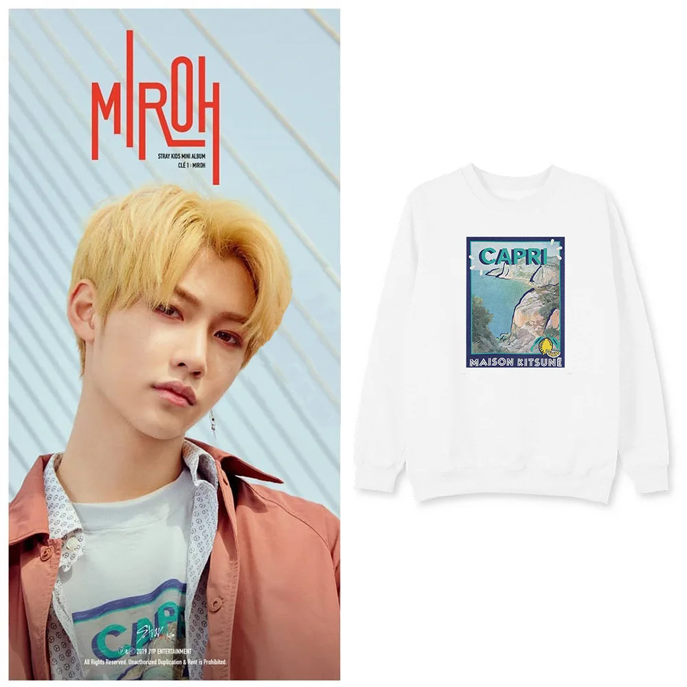Детская одежда Kpop Straykids Felix корейские студенческие парные осенне-зимние