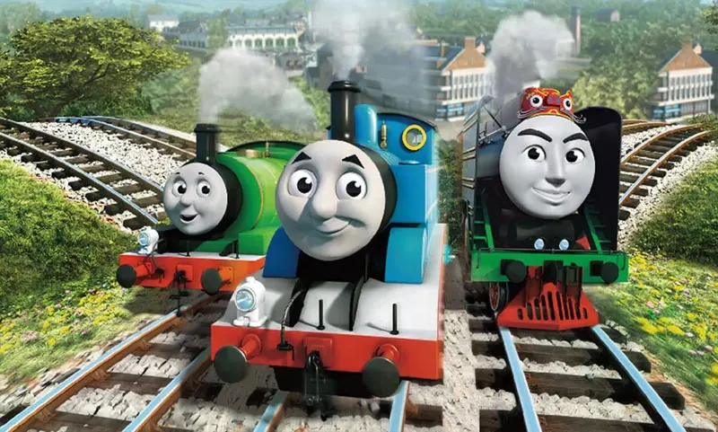 Томас и друзья, объемный поезд, модель из сплава, пластиковый магнитный автобус, автомобиль, игрушка, подарок на день рождения