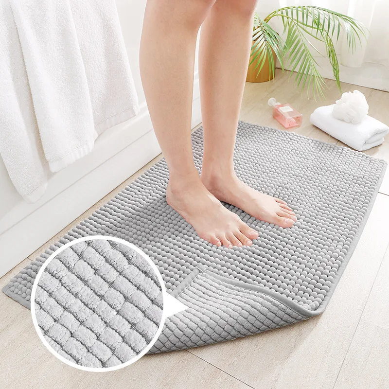 Soft Floor Rug Carpet Bath Bathroom Bedroom Home Kitchen Shower Mat Non-slip Pad 