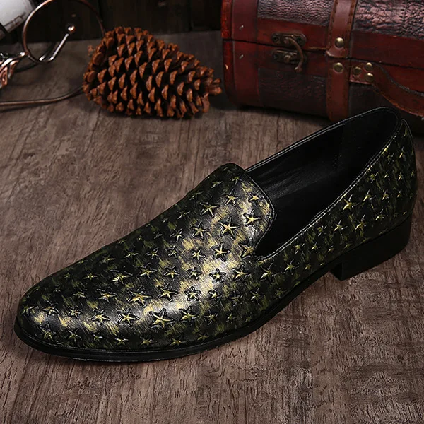 

Loafers Men Genuine Leather Pointed Toe Casual Korean Style Shoes+male Full Grain Leather Cow Leather Slip-on Rubber