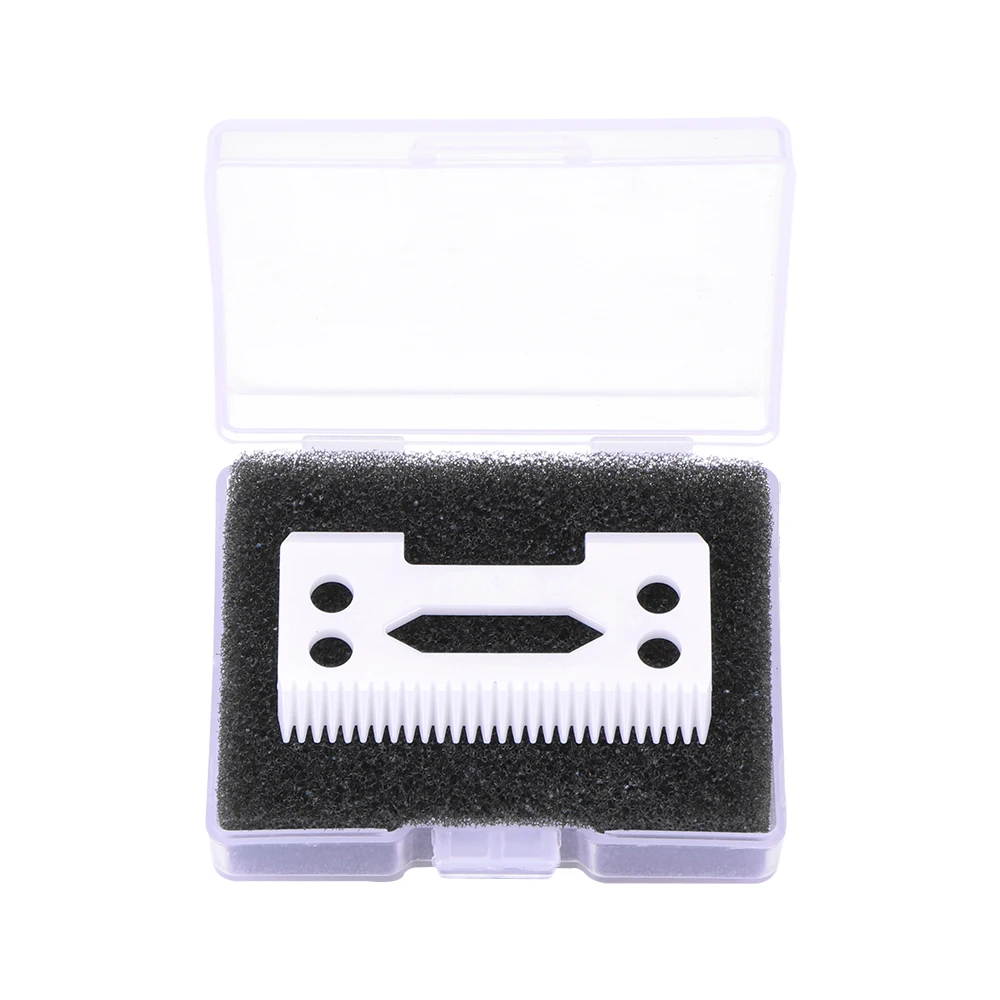 

Magic Clip 2 Holes Hair Clipper Blade Cutter Electric Clipper Blades Ceramic Blades For Wahl Shear Clipper With Box Blade Knife