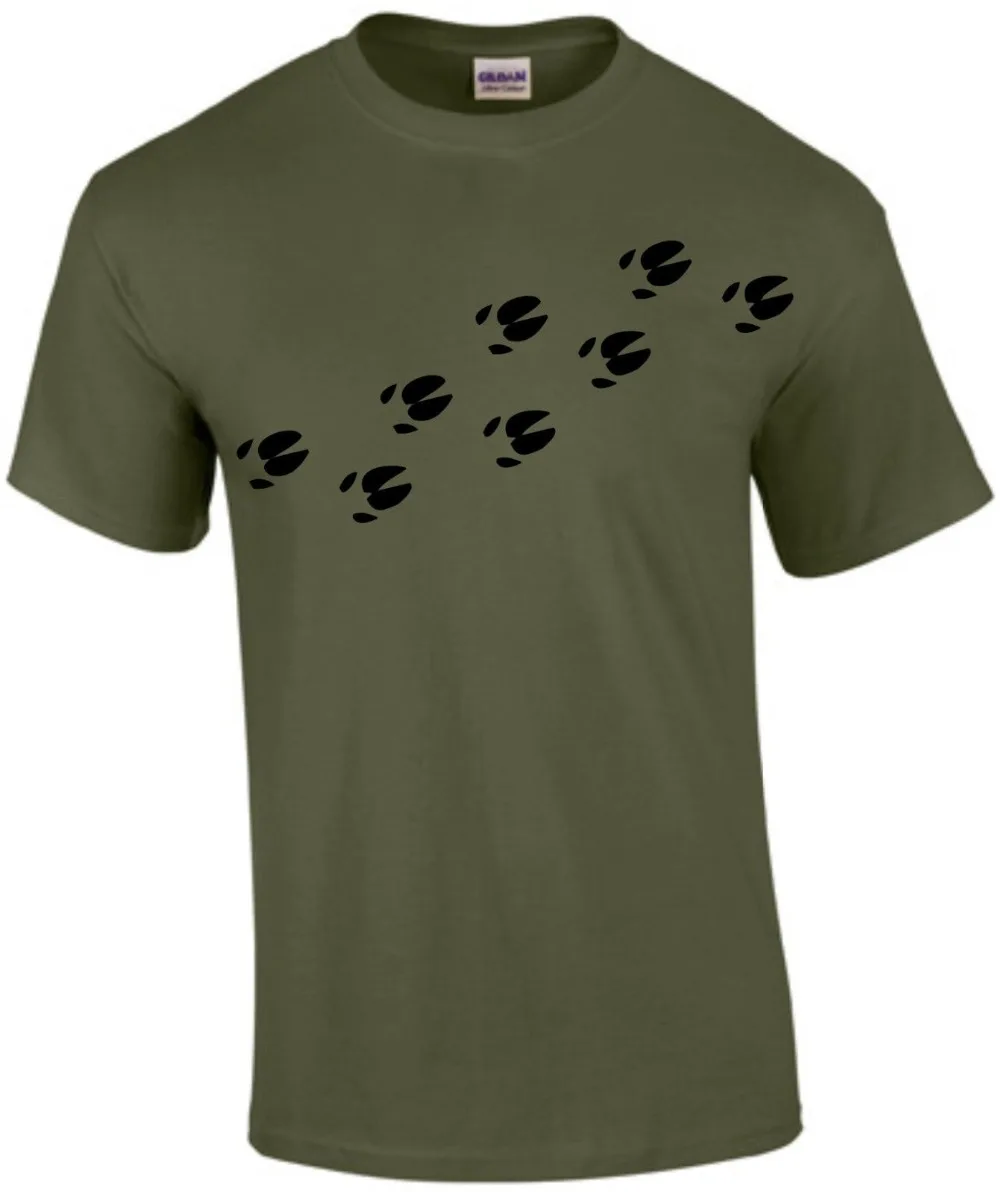 

Wild Boar Paws Hunter Hunting 2019 New Fashion Summer New Design Cotton Male Tee Designing T Shirt Online