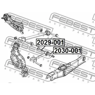 Болт эксцентрик CHRYSLER SEBRING II/JEEP GRAND CHEROKEE 04 FEBES