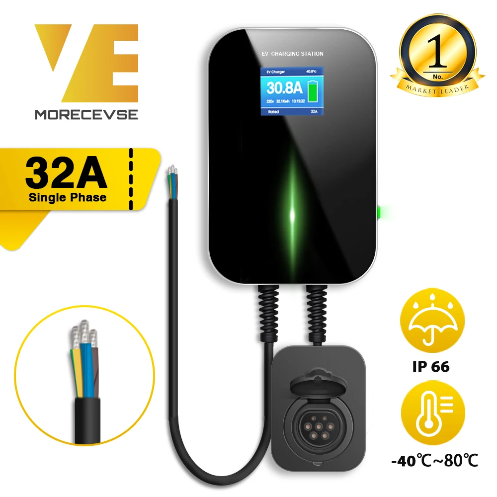 EV зарядное устройство EVSE Wallbox зарядная станция для электромобиля с разъемом типа