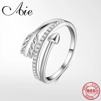 

New 925 Sterling Silver Cupid's Arrow Mean Eternal love Finger Rings For Women Silver Fashion 925 Jewelry Gift 2020