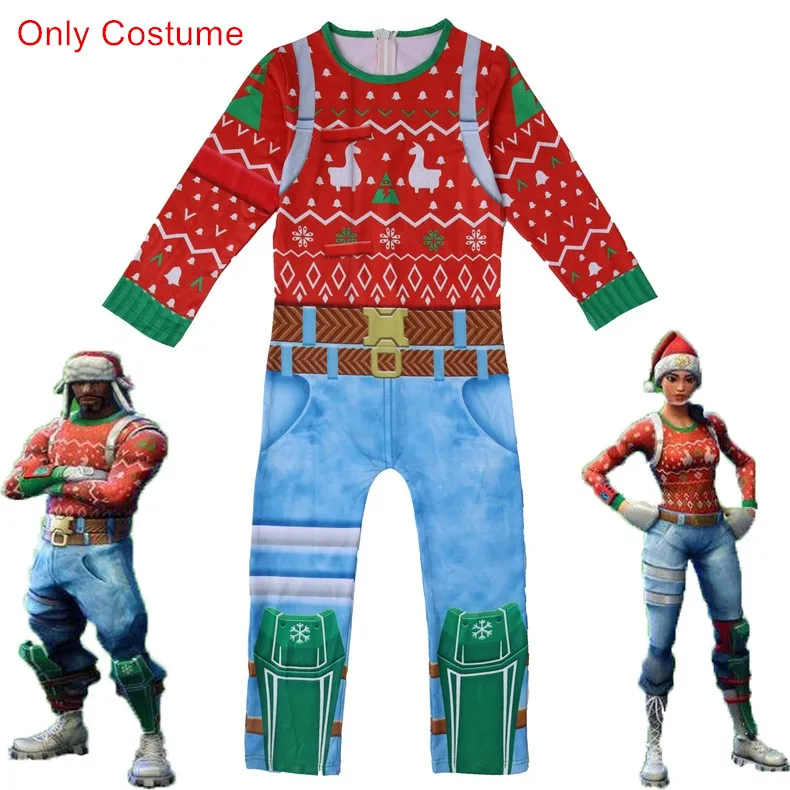 yuletide Ranger skin Костюмы с черепом, комбинезоны для мальчиков, одежда для косплея, костюмы на Хэллоуин, вечерние костюмы для битвы, Ройал, Ворон, Забавный костюм - Цвет: yuletide Ranger skin