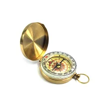 Уличное оборудование Чистый медный флип направленный многофункциональный компас Световой Кемпинг Туризм Портативный