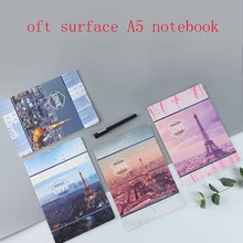 Ноутбук с мягкой поверхностью и изображением Эйфелевой башни бен А5, креативный Ночной светильник, дизайн