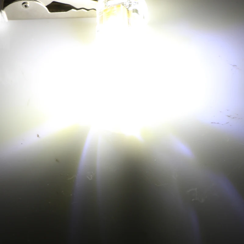 Светодиодный мини-прожектор G4 Кукуруза лампа мини 1,5 Вт Силиконовое тело Домашнее освещение Ac Dc 12v 24v 110v 220v Сменные галогенные лампы
