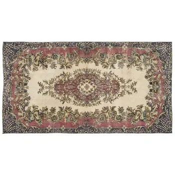 

Handmade Natural Vintage Turkish Area Rug 166x313 Cm-5'5''X10'3''