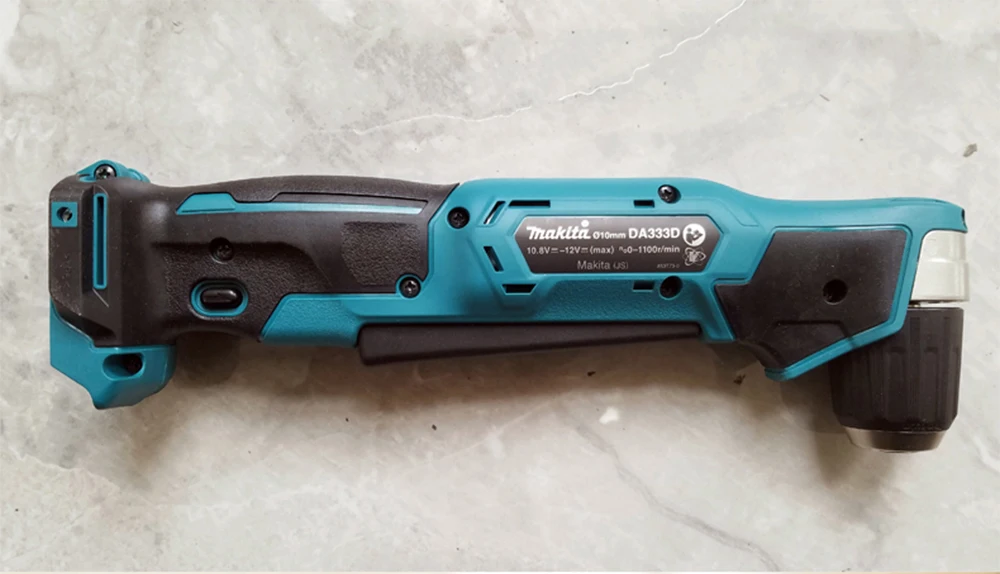 Makita] DA332 зарядки угловая дрель DA333 ручная дрель правый угол дрели 12V литиевая дрель 1100 ОБ/мин только основной корпус