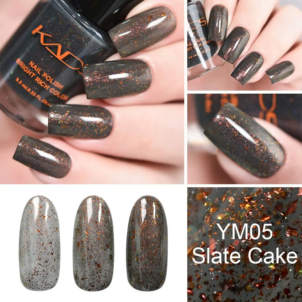 9.5ml Mica Nail Polish Irregular Sequins Nail Art Lacquer Varnish 6 Color Optional Manicure Varnish Shinny Shimmer Nail Lacquer - Цвет: 5