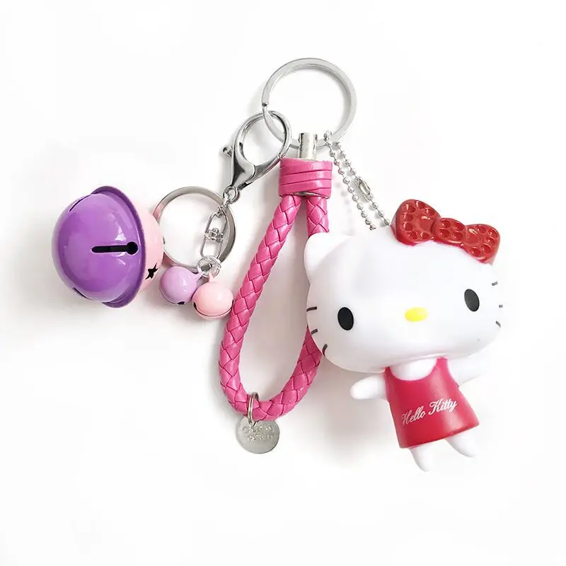 Style9 Милый мультяшный брелок hello kitty, брелок для девочек, милый брелок для девушек, подвесные аксессуары для сумок, подвеска для автомобиля, брелок для ключей - Цвет: Style9
