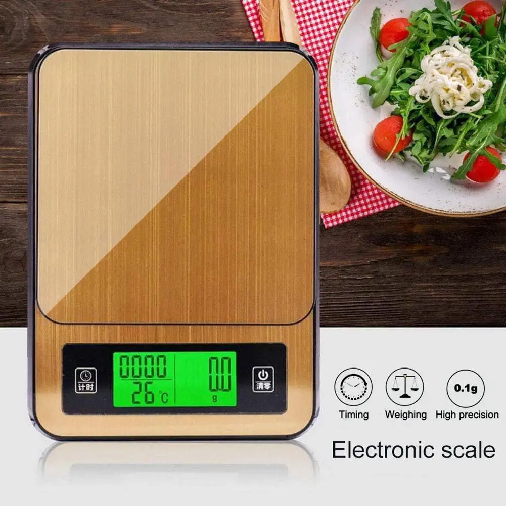 Kitchen High Precision Digital LCD Display Electronic Thermometer Timer Scale New