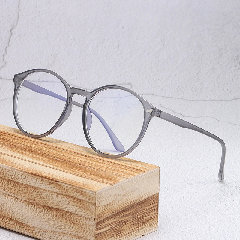 

Fashion Transparent Round Glasses Frame Plastic Women Spectacle Myopia Glasses Men Eyeglasses Optical Frames Clear Lens