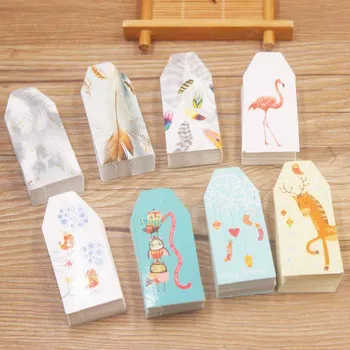 

New design 100pcs 6*2.5cm Christmas white Paper gifts Tags best wishes Hang Tag Gifts wedding Wrapping Supplies Labels tag