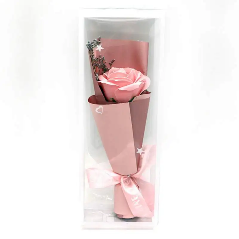 Подарки на день Святого Валентина Красивые Искусственные розы Букет мыло цветок подарочная коробка украшение для юбилея свадьба подарок на день Святого Валентина - Цвет: 7