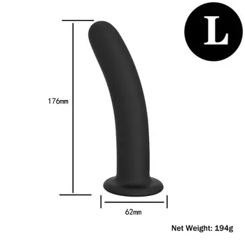 Erotic Silicone Dildo Anal Butt Plug Realistic Penis Strong Suction Cup Dick Toy for Adult G-spot Orgasm Sex Toys for Woman 3