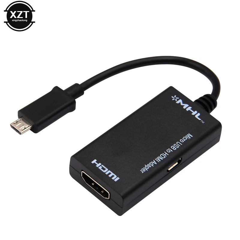 Кабель Micro USB 2 0 MHL на HDMI HD 1080P для Samsung HTC LG xiaomi2 Android конвертер 5pin мини адаптер|Кабели