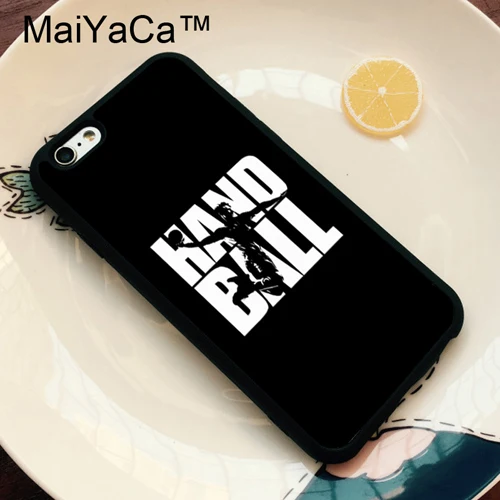 6124 MaiYaCa гандбол Спорт ТПУ чехол для iPhone 11 Pro MAX X XR XS MAX 6 6s 7 8 Plus 5S задняя крышка Coque - Цвет: 6124