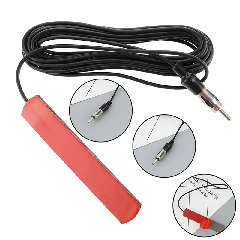 Car Hidden Antenna FM/AM Radio Auto Waterproof Signal Receiver Amplified Aerial For Motorbike Truck Boat Accessories | Автомобили и