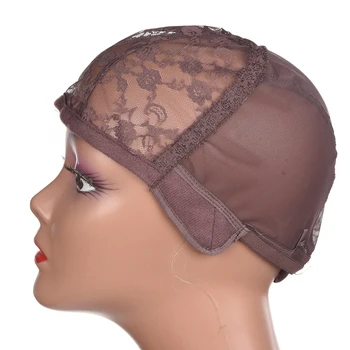 

New Arrival Weave Caps for Sew in Hair Weft Free Size 2pcs/lot Wig Cap for Making Wigs with Adjustable Strap