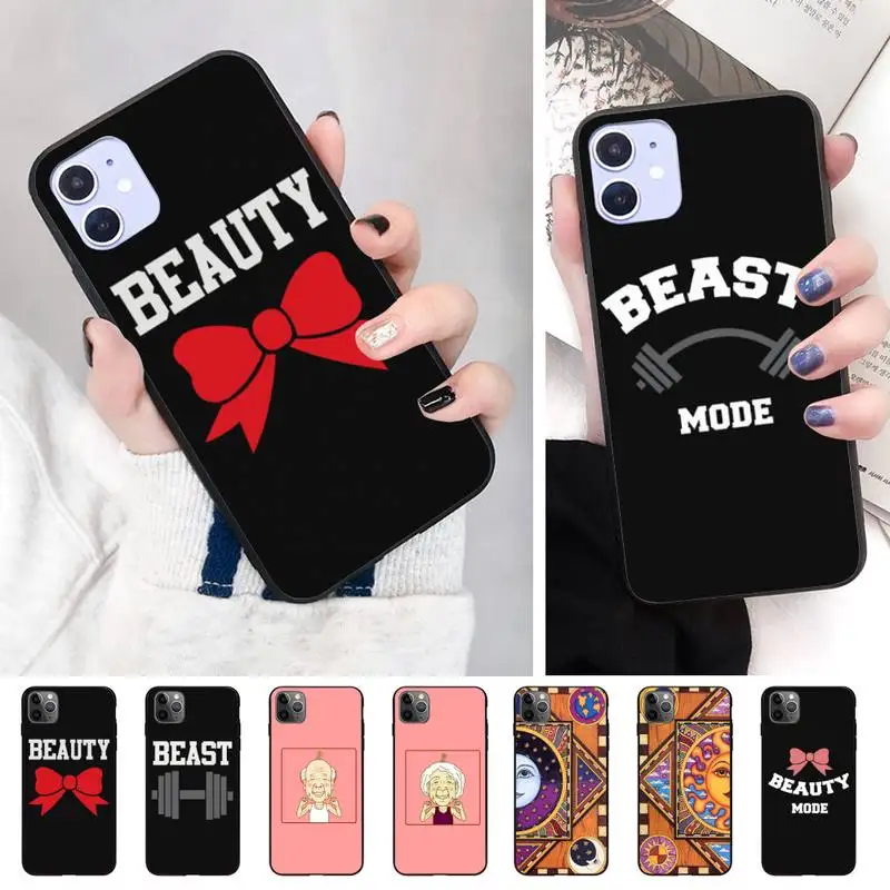 Чехол для телефона Beast Beauty чехол IphoneX XS 11 11Pro 5 5s SE 6 6s Plus 7 8 2020 | Мобильные телефоны и