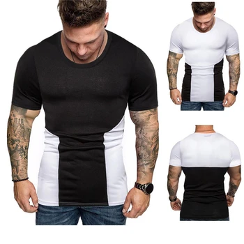 

New Men tshirt Quick Dry Breathable T-shirts men Soccer Jersey Shirt sports Loose Bodybuildi t-shirt