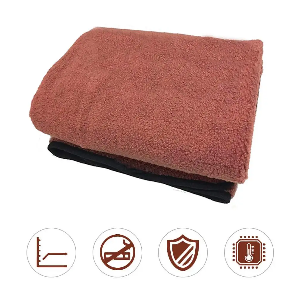 110*70cm Car Heating Blanket Winter Car Heating 12V Car Constant Temperature Heating Blanket Universal Car Electric Blanket