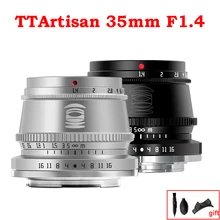 TTArtisan 35 мм F1.4 APS-C ручная фокусировка Камера объектив с фиксированным фокусным расстоянием для Canon EF-M Sony E Mount объектив Fujifilm X M4/3 Leica L SIGMA Nikon Z Olympus TTArtisan 35 мм F1.4 APS-C ручная фокусировка Камера объектив с фиксированным фокусным расстоянием для Canon EF-M Sony E Mount объектив Fujifilm X M4/3 Leica L SIGMA Nikon Z Olympus