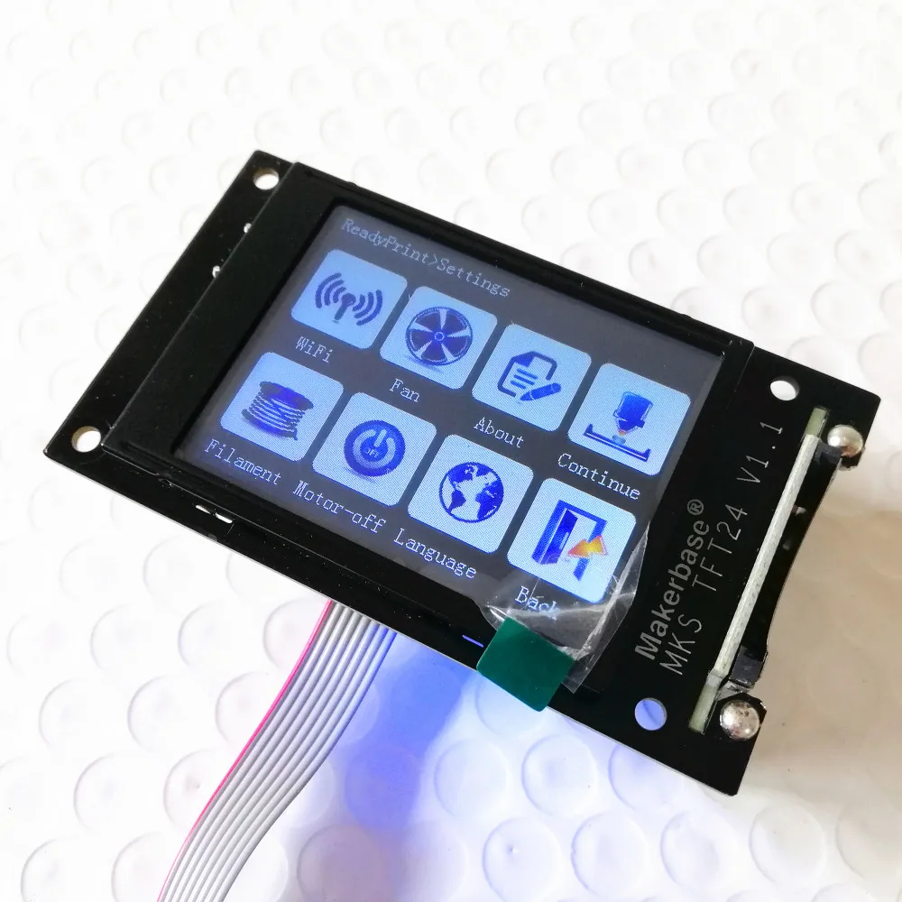 Материнская плата для 3D принтера MKS Rumba+ MKS TFT24 дисплей 2,4 дюймов сенсорный экран ЖК-контроллер карта румба-плата электронный diy комплект